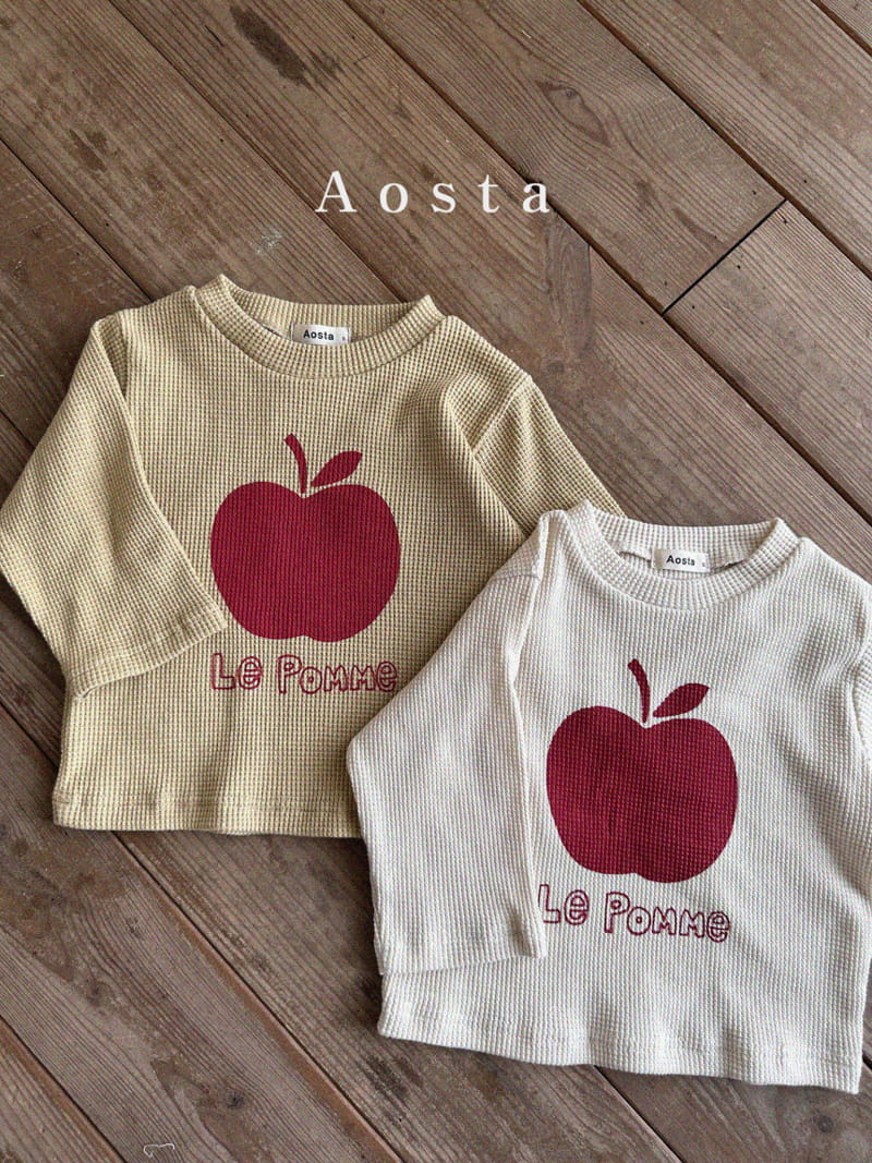 Aosta - Korean Children Fashion - #kidsshorts - Apple Tee - 4