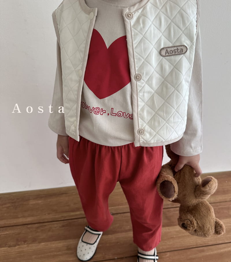 Aosta - Korean Children Fashion - #kidsstore - Heart Tee - 7