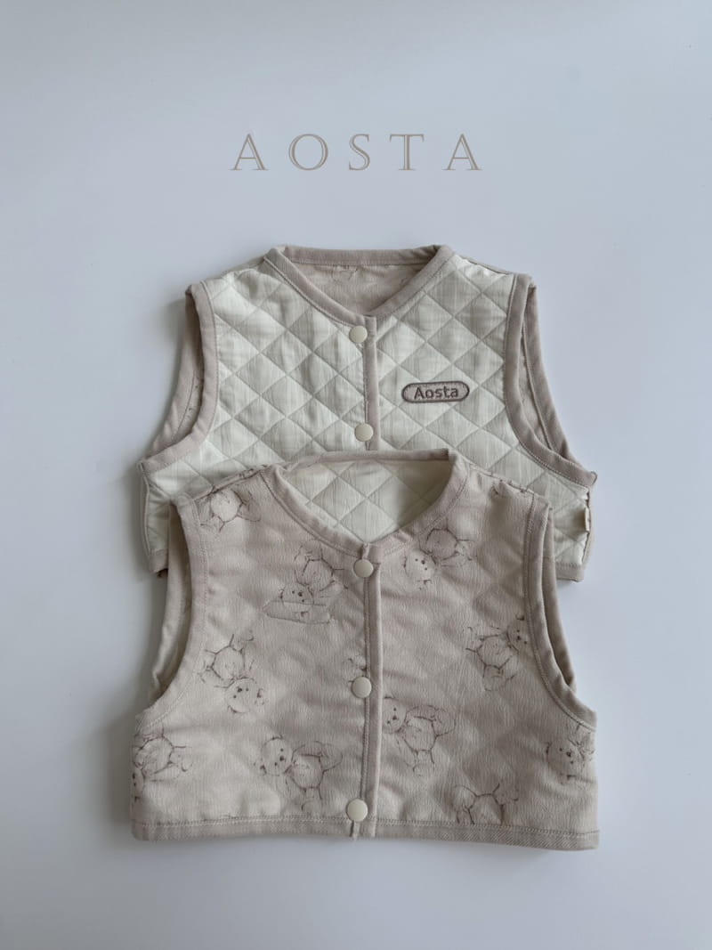 Aosta - Korean Children Fashion - #kidsstore - Revresible Vest - 2