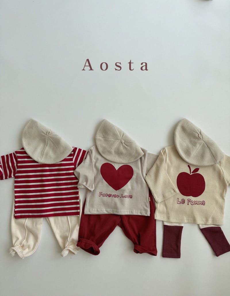 Aosta - Korean Children Fashion - #littlefashionista - Heart Tee - 10