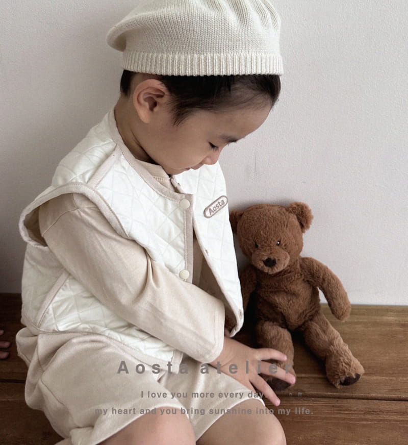 Aosta - Korean Children Fashion - #littlefashionista - Revresible Vest - 5