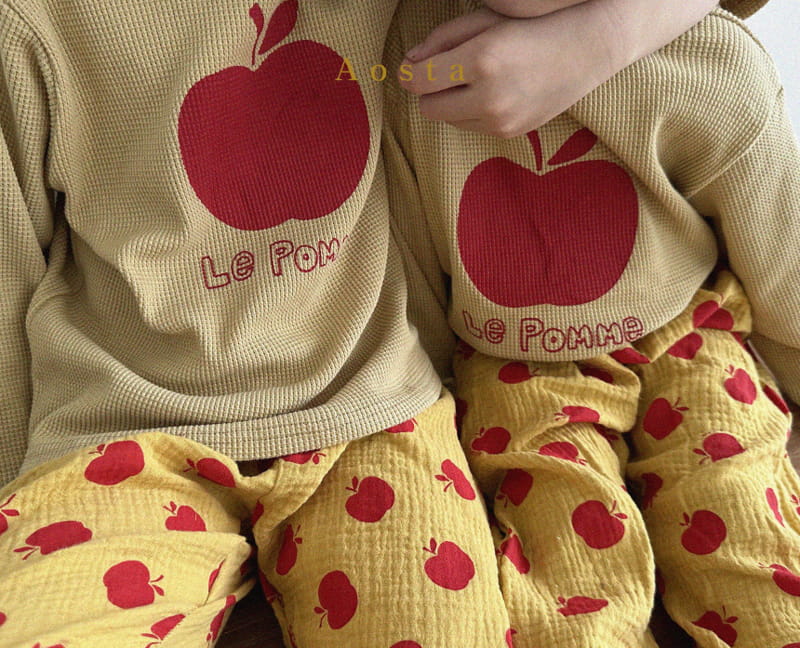 Aosta - Korean Children Fashion - #magicofchildhood - Apple Tee - 8