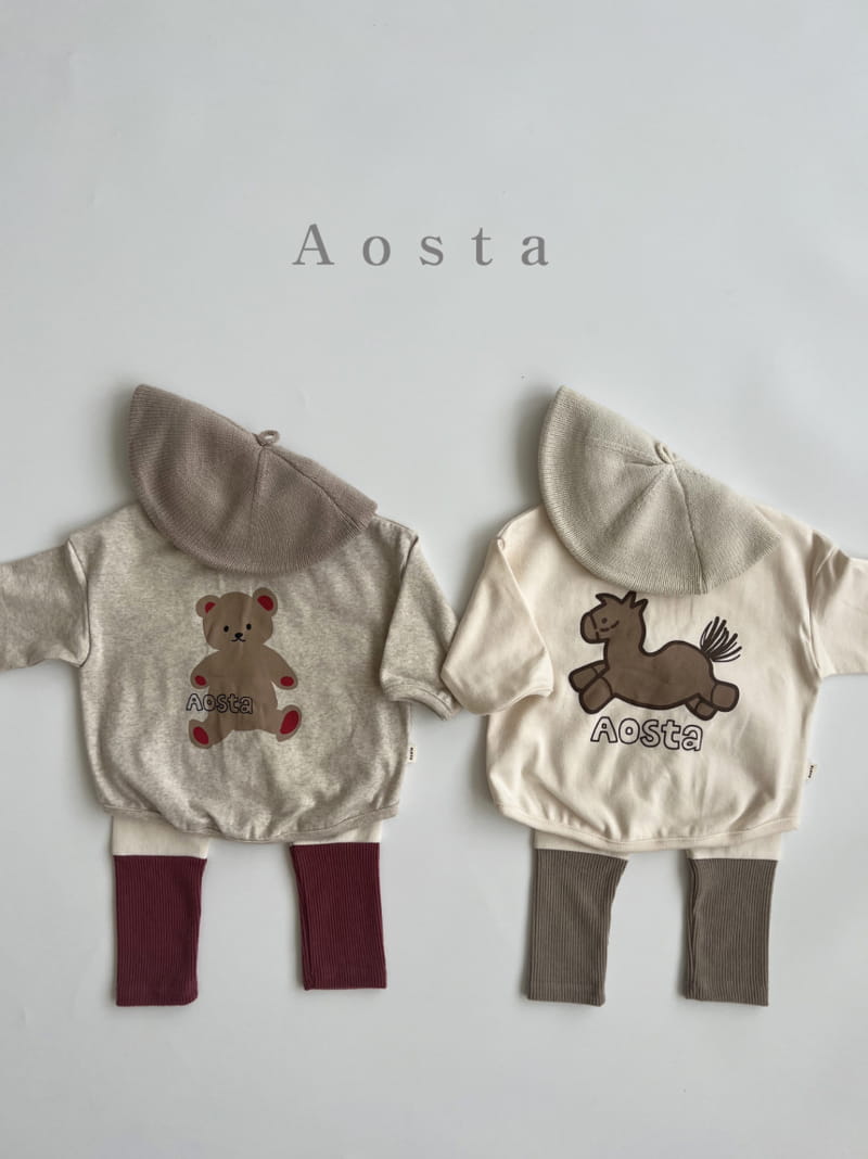Aosta - Korean Children Fashion - #magicofchildhood - Ponny Bear Tee - 8