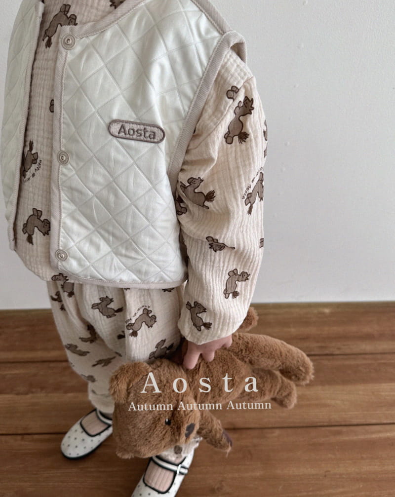 Aosta - Korean Children Fashion - #stylishchildhood - Revresible Vest - 11