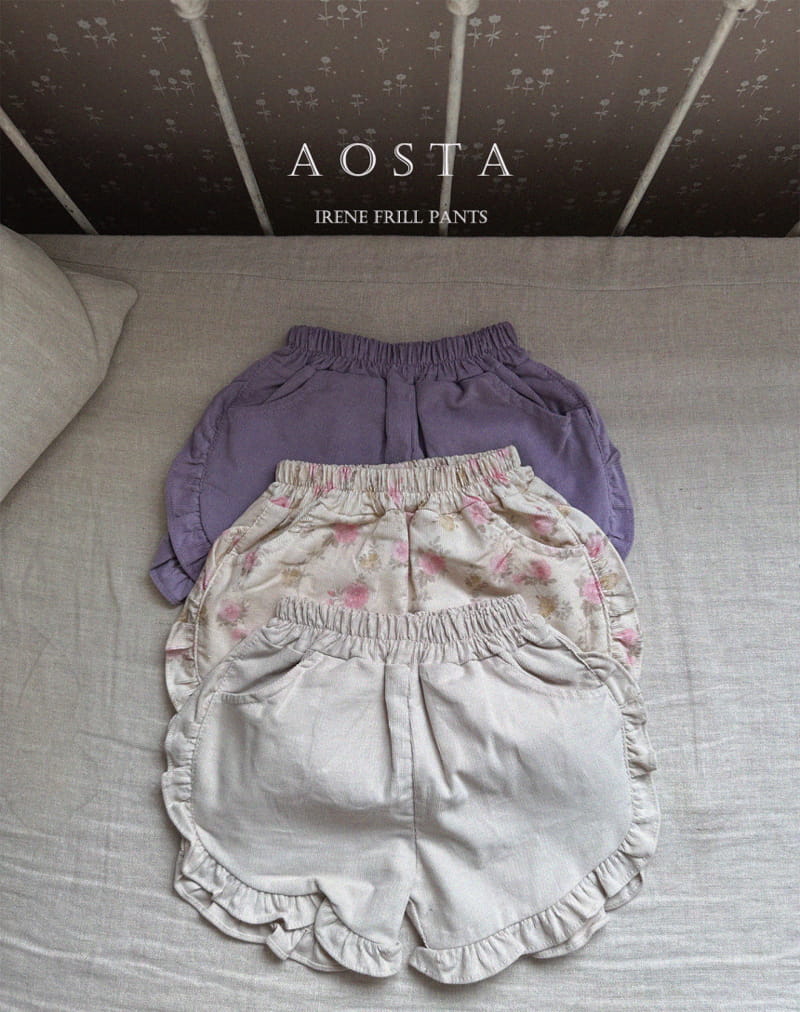 Aosta - Korean Children Fashion - #toddlerclothing - Irin Frill Pants - 2