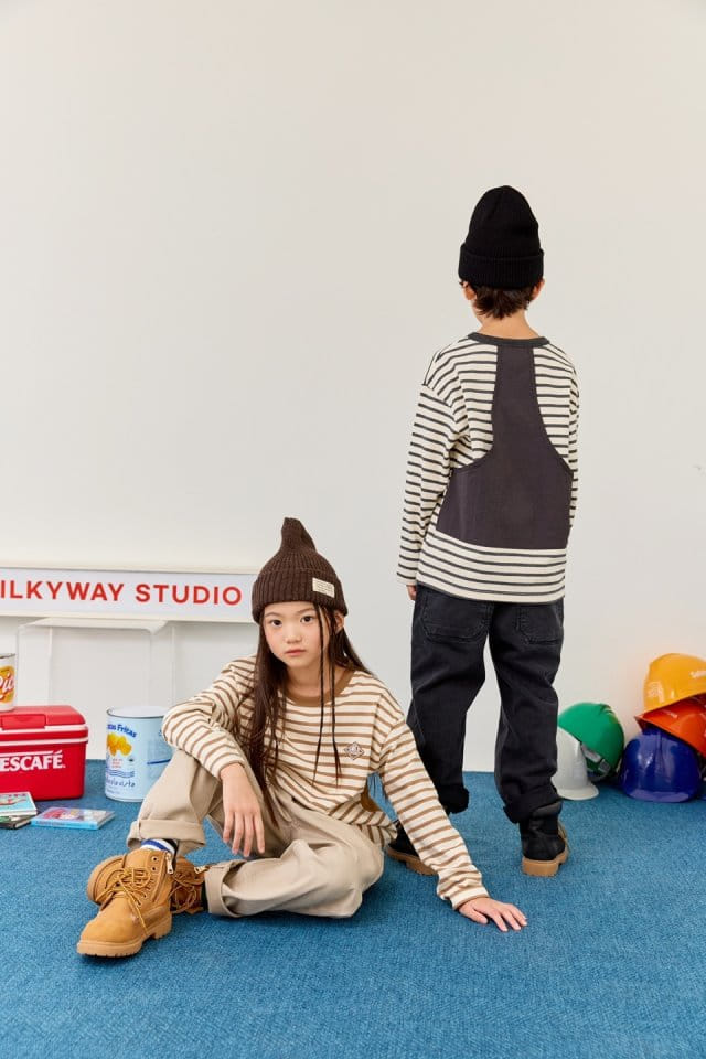 Apple Smile - Korean Children Fashion - #childrensboutique - Back Pocket Tee - 6