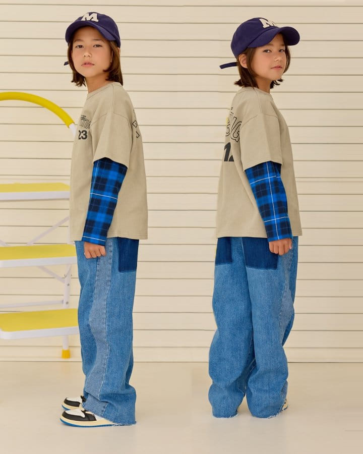 Apple Smile - Korean Children Fashion - #magicofchildhood - Side Jeans - 3