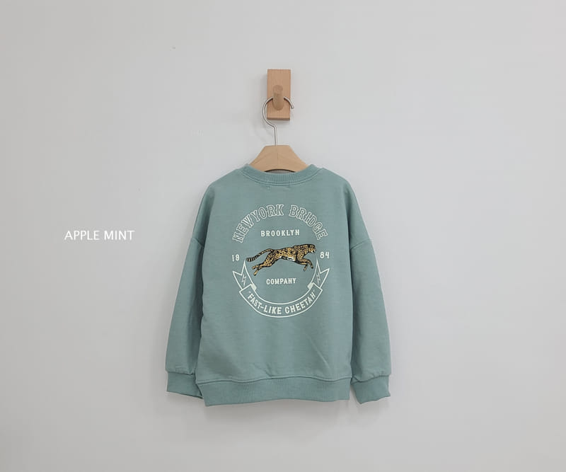 Applemint - Korean Children Fashion - #Kfashion4kids - Cheetah Sweatshirt - 8