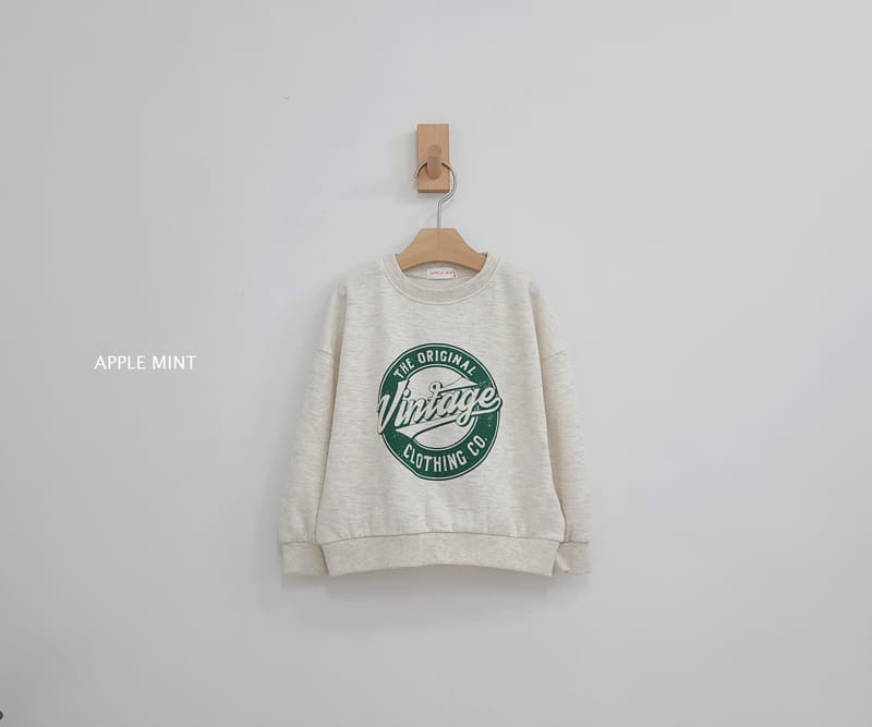 Applemint - Korean Children Fashion - #fashionkids - Vintage Sweatshirt - 8