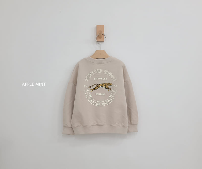 Applemint - Korean Children Fashion - #magicofchildhood - Cheetah Sweatshirt - 10