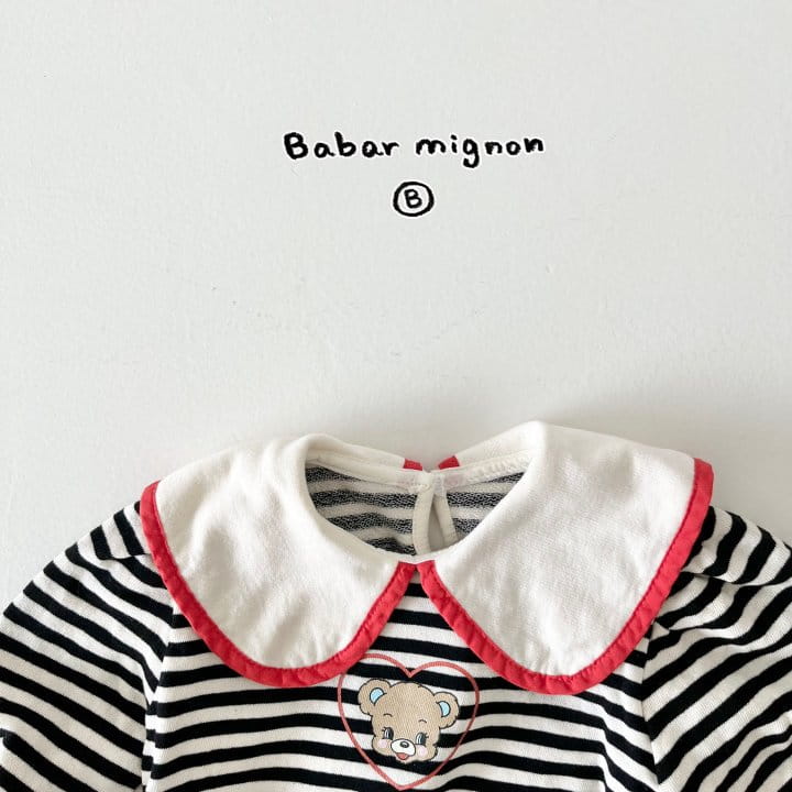 Babar Mignon - Korean Baby Fashion - #babylifestyle - Smile Bear Tee - 8