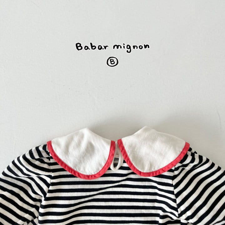 Babar Mignon - Korean Baby Fashion - #babyootd - Smile Bear Tee - 10