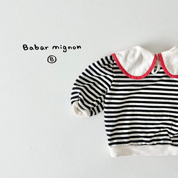 Babar Mignon - Korean Baby Fashion - #babyoutfit - Smile Bear Tee - 11