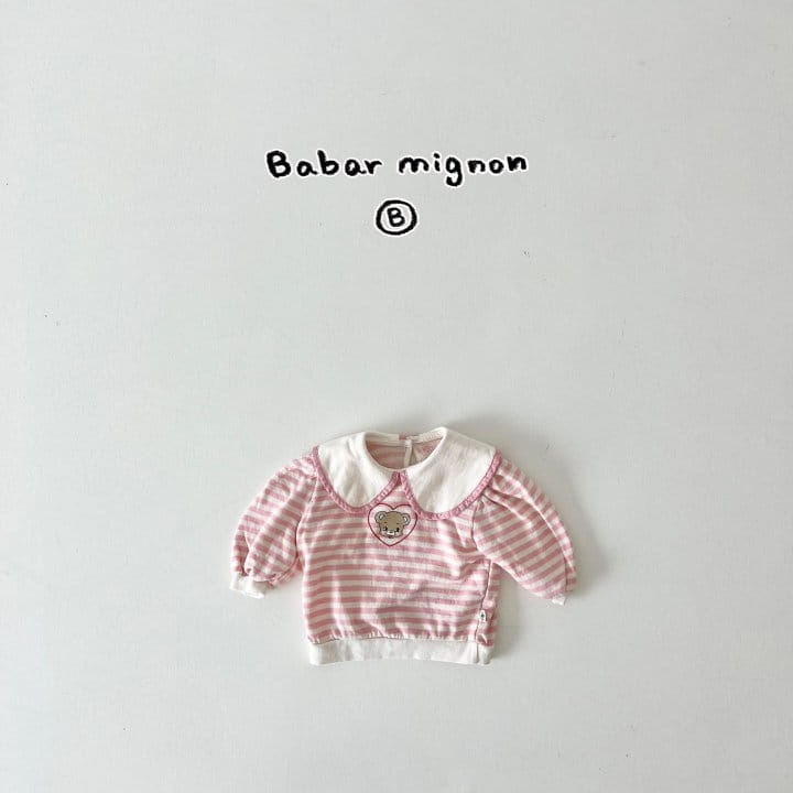 Babar Mignon - Korean Baby Fashion - #babyoutfit - Smile Bear Tee - 12