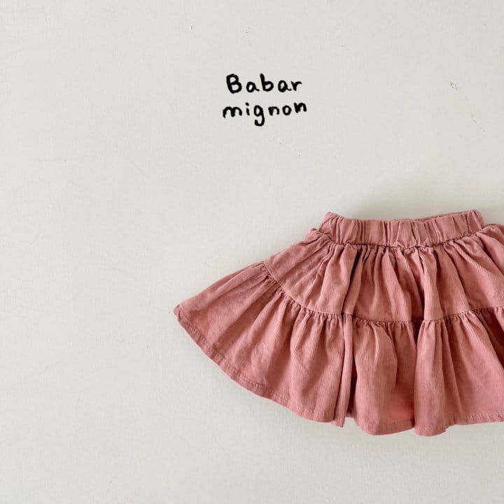 Babar Mignon - Korean Children Fashion - #childofig - Rib Cancan Skirt - 12