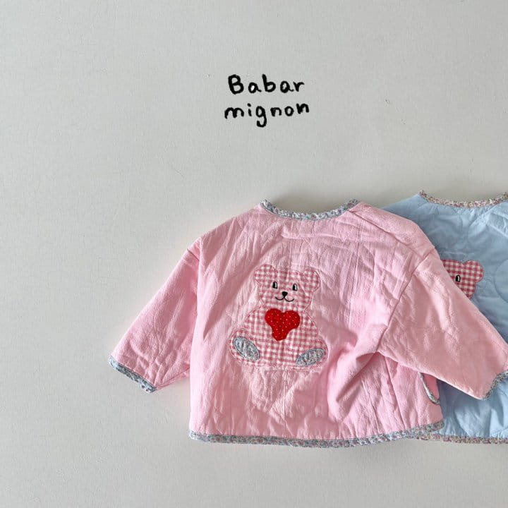 Babar Mignon - Korean Children Fashion - #childrensboutique - Check Bear Jacket - 6