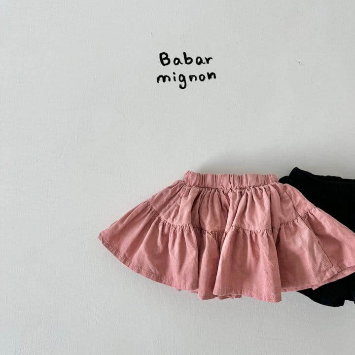 Babar Mignon - Korean Children Fashion - #discoveringself - Rib Cancan Skirt - 2