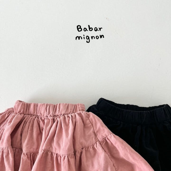 Babar Mignon - Korean Children Fashion - #fashionkids - Rib Cancan Skirt - 3
