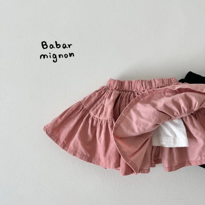 Babar Mignon - Korean Children Fashion - #fashionkids - Rib Cancan Skirt - 4