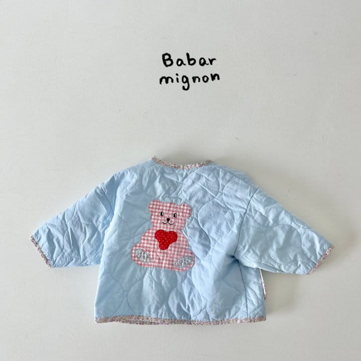 Babar Mignon - Korean Children Fashion - #kidzfashiontrend - Check Bear Jacket - 12