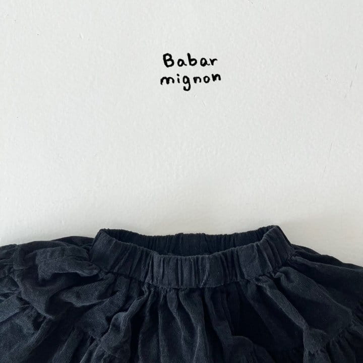 Babar Mignon - Korean Children Fashion - #magicofchildhood - Rib Cancan Skirt - 9