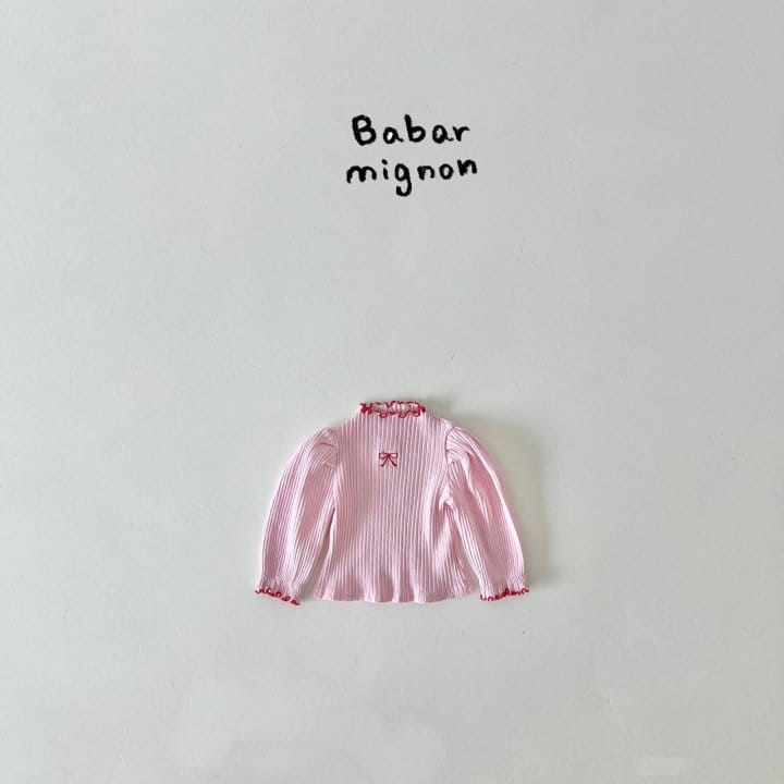 Babar Mignon - Korean Children Fashion - #minifashionista - Ribbon Puff Tee - 8