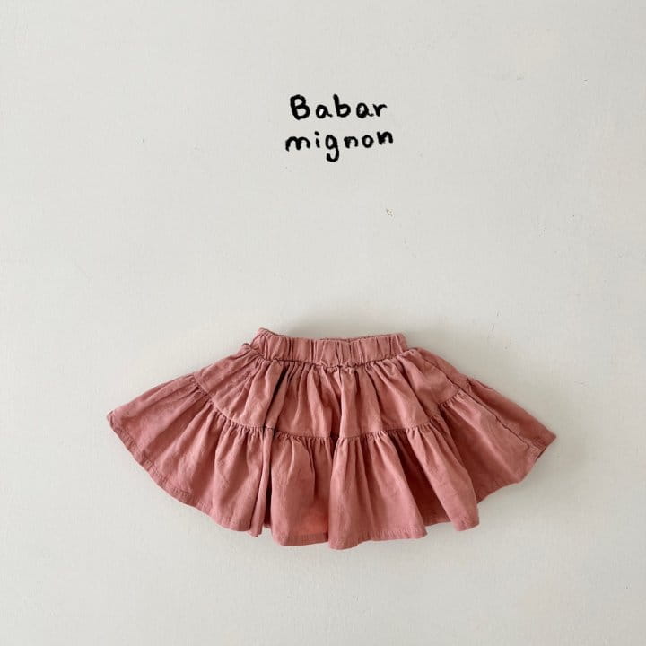Babar Mignon - Korean Children Fashion - #prettylittlegirls - Rib Cancan Skirt - 11
