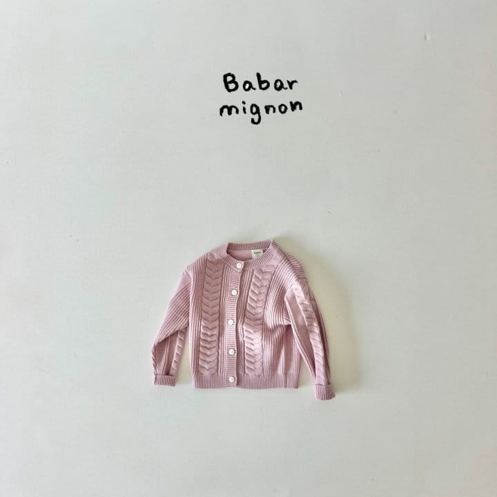 Babar Mignon - Korean Children Fashion - #stylishchildhood - Bosong Cardigan - 8