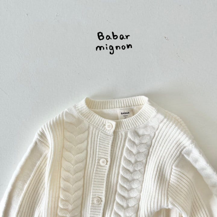 Babar Mignon - Korean Children Fashion - #toddlerclothing - Bosong Cardigan - 7