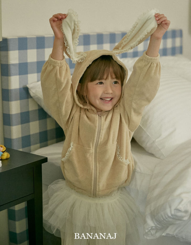 Banana J - Korean Children Fashion - #Kfashion4kids - Rabbit Hoody Jumper