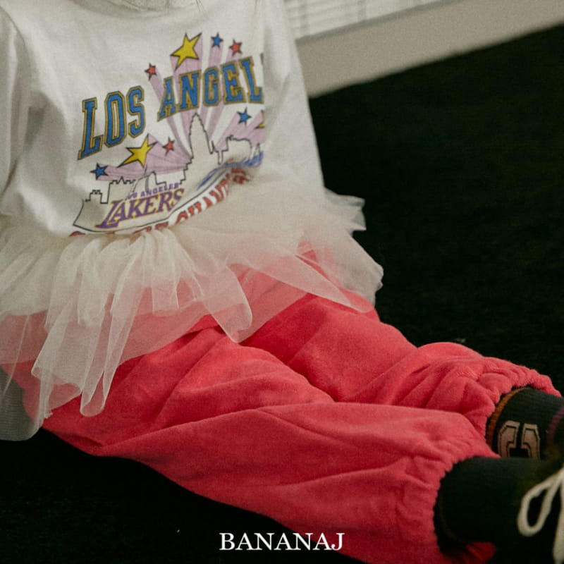 Banana J - Korean Children Fashion - #childofig - Terry Pants - 2
