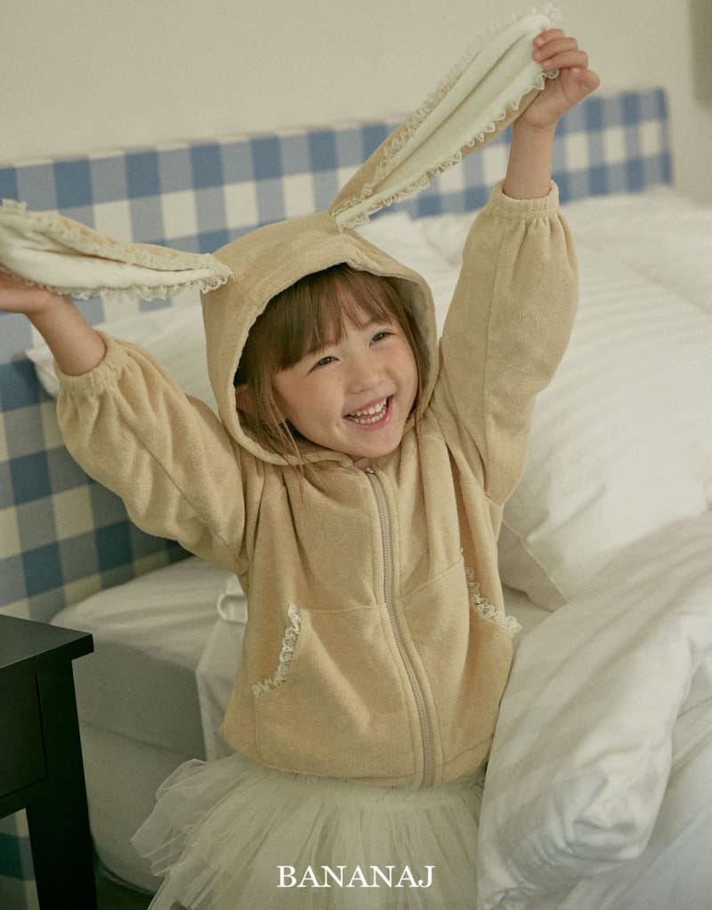 Banana J - Korean Children Fashion - #littlefashionista - Rabbit Hoody Jumper - 2