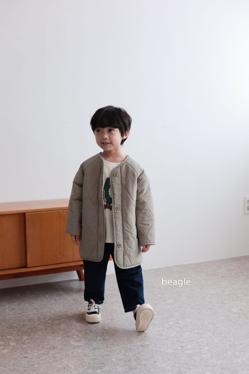 Beagle - Korean Children Fashion - #kidzfashiontrend - Crocodile Paint Tee - 4