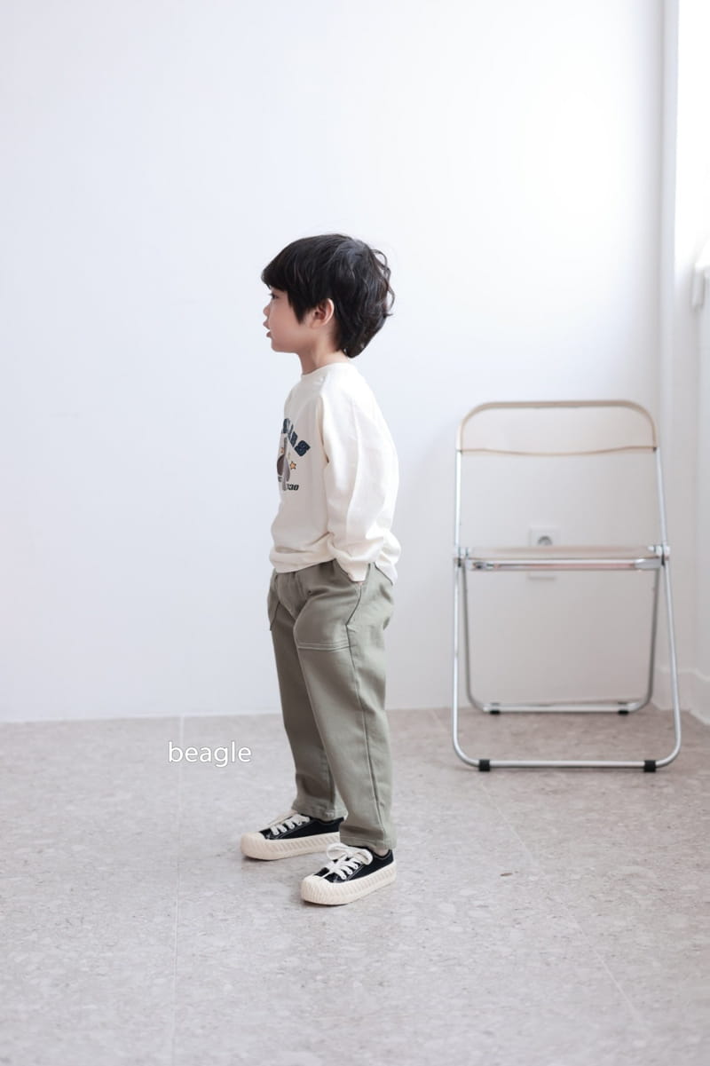 Beagle - Korean Children Fashion - #Kfashion4kids - Bear Paint Tee - 2