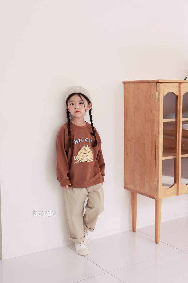 Beagle - Korean Children Fashion - #Kfashion4kids - Big Cat Tee