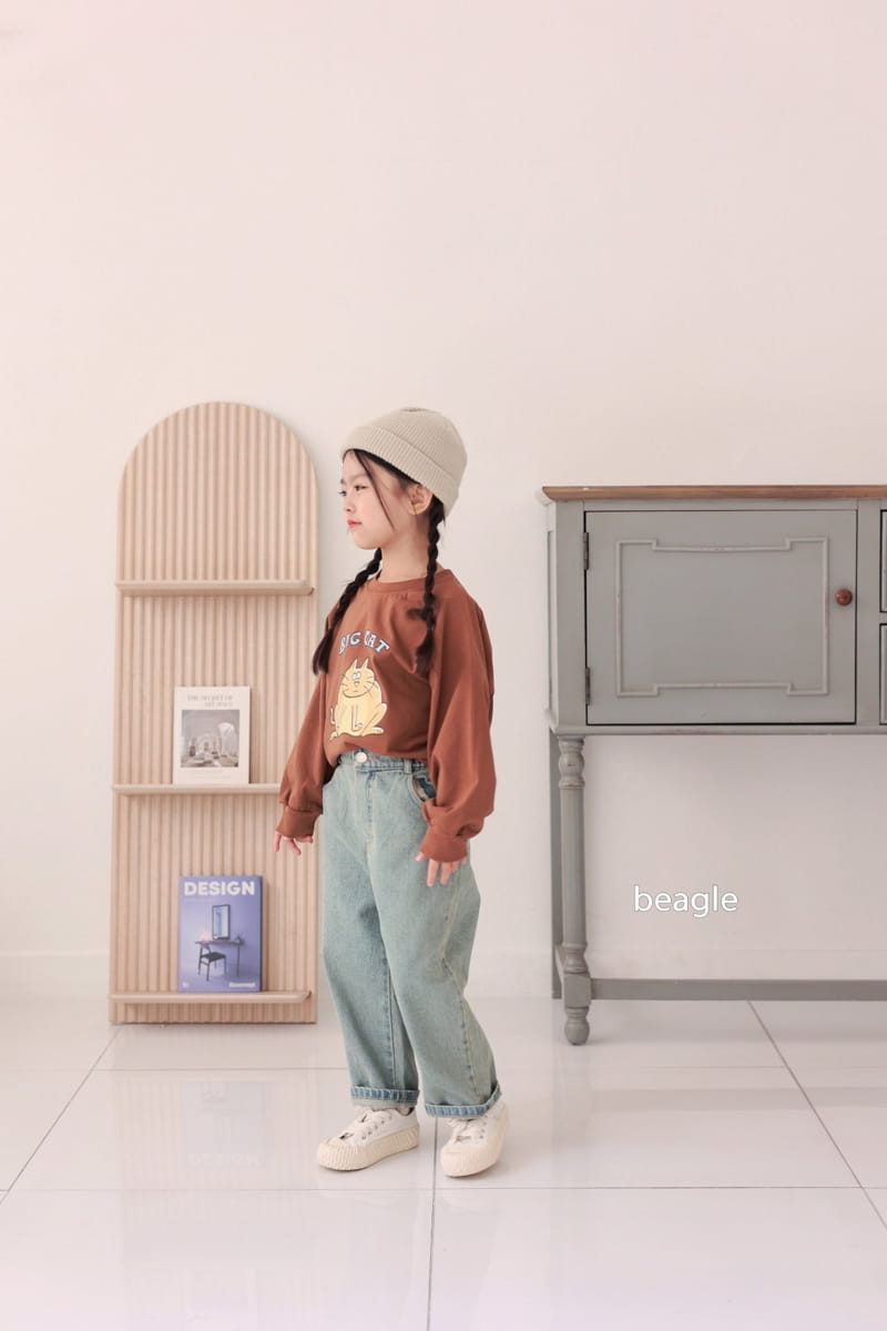 Beagle - Korean Children Fashion - #childofig - Big Cat Tee - 7
