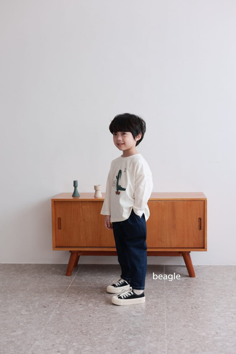 Beagle - Korean Children Fashion - #childofig - Dart Baggy Jeans