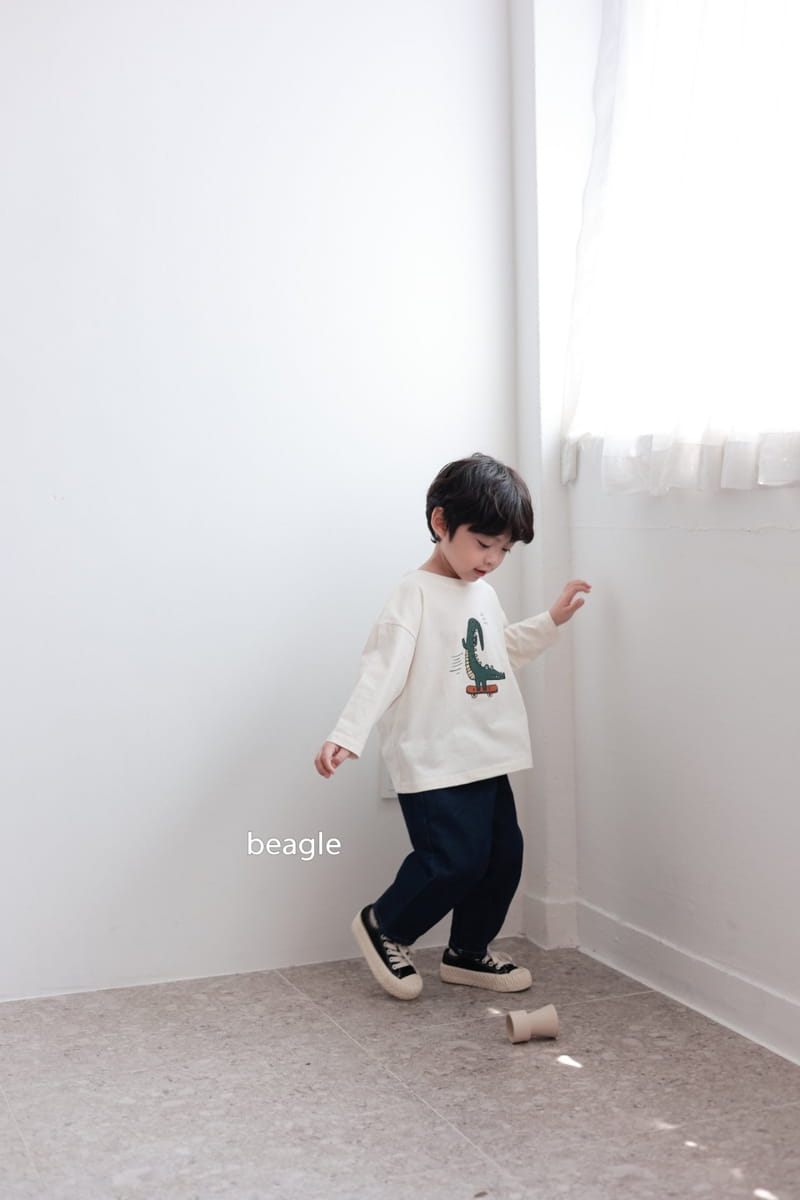 Beagle - Korean Children Fashion - #childofig - Dart Baggy Jeans - 2