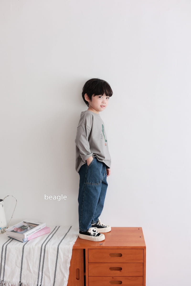 Beagle - Korean Children Fashion - #childrensboutique - Crocodile Paint Tee - 11