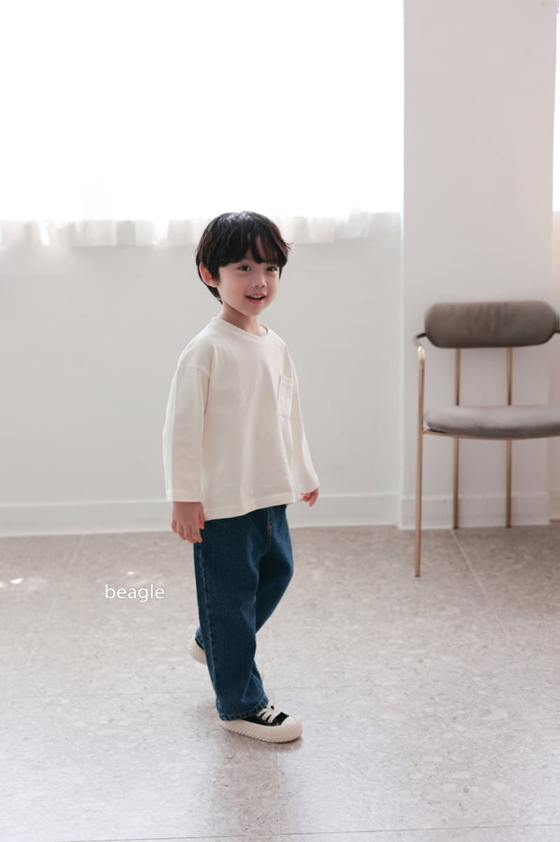 Beagle - Korean Children Fashion - #designkidswear - Today Pocket Tee - 2