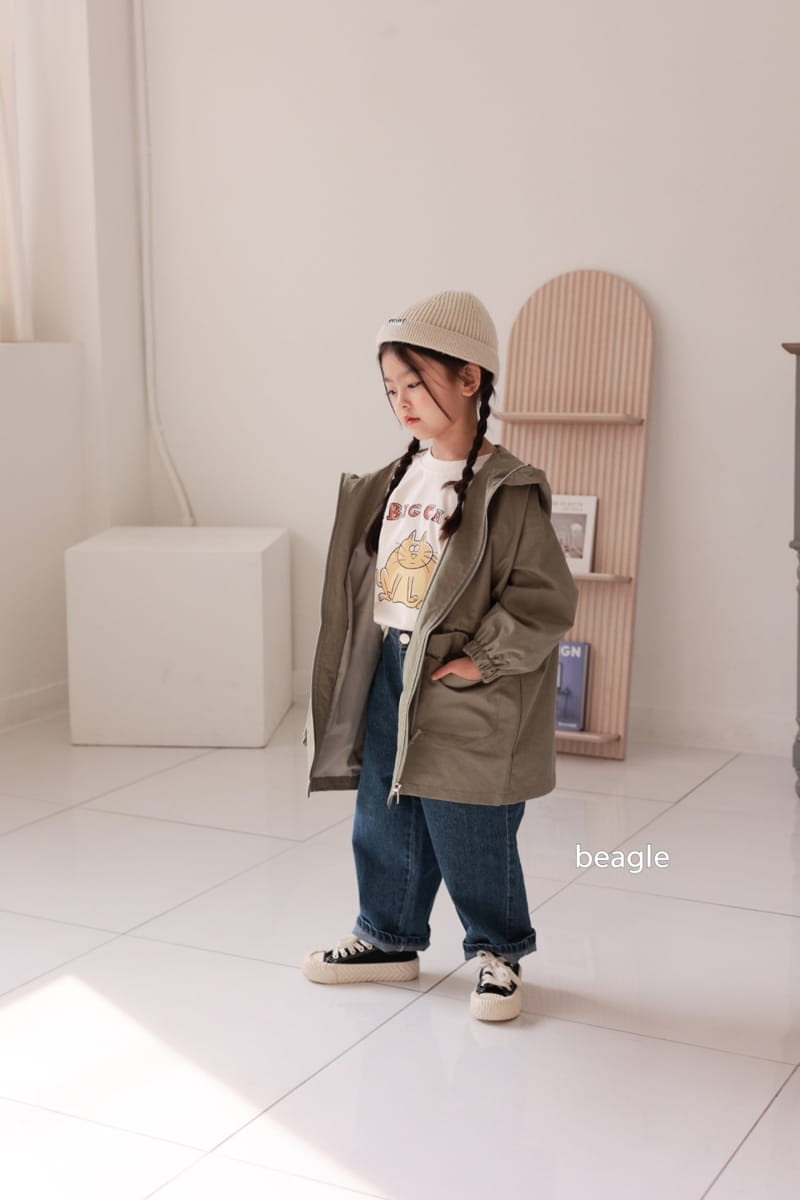 Beagle - Korean Children Fashion - #designkidswear - Crew Jacket