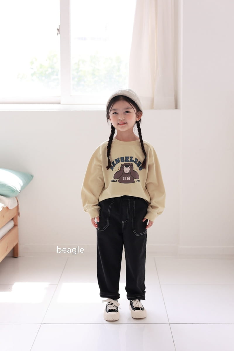 Beagle - Korean Children Fashion - #discoveringself - Bear Paint Tee - 11