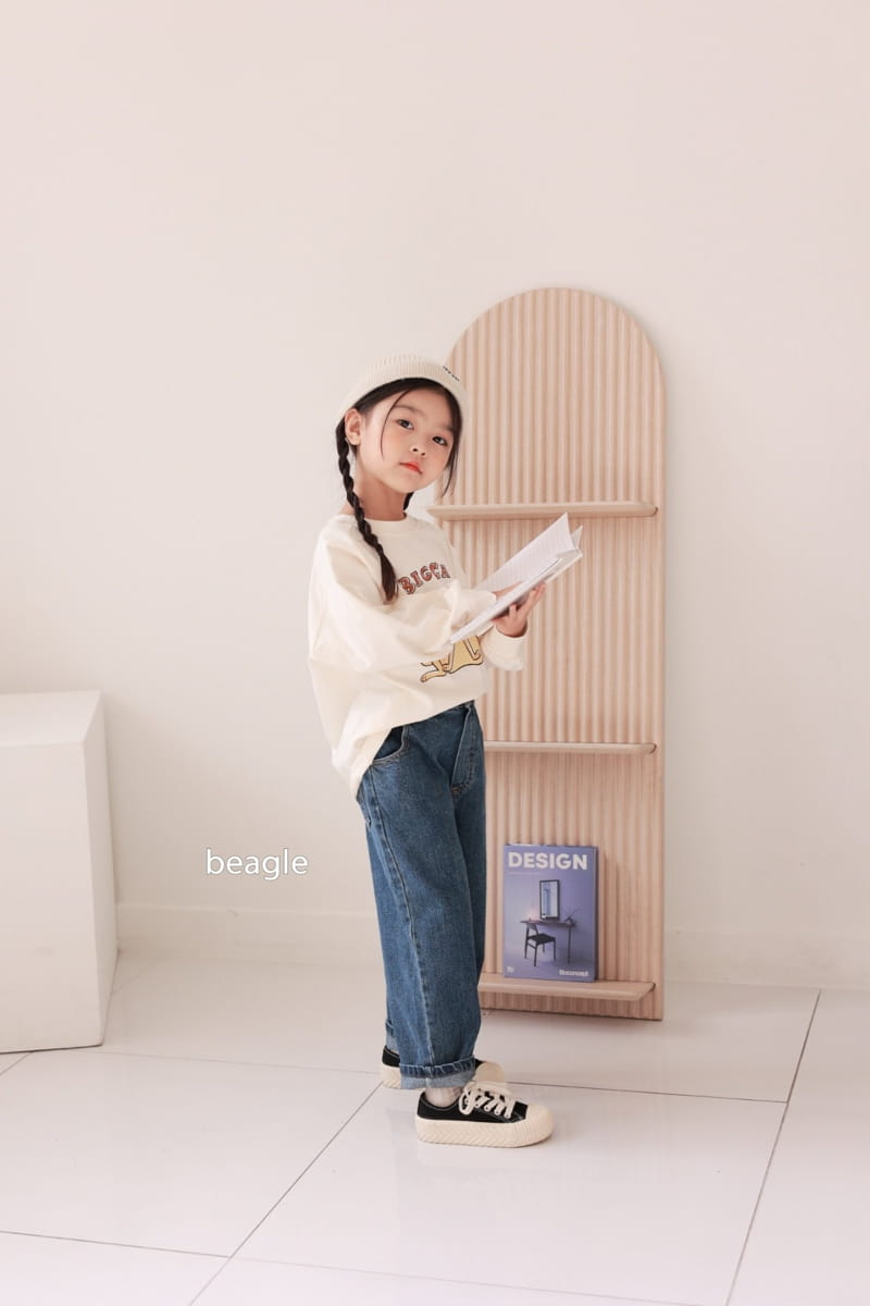 Beagle - Korean Children Fashion - #discoveringself - Big Cat Tee - 10