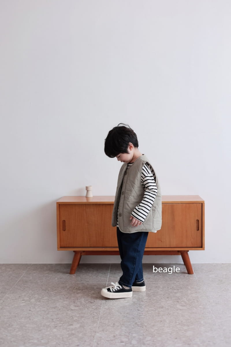 Beagle - Korean Children Fashion - #discoveringself - Dart Baggy Jeans - 5