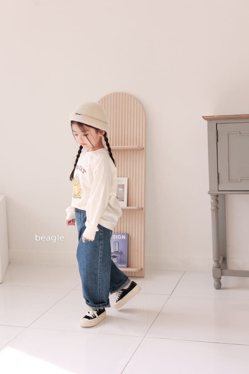 Beagle - Korean Children Fashion - #fashionkids - Big Cat Tee - 11