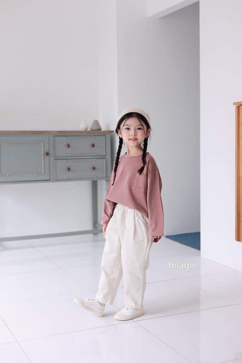 Beagle - Korean Children Fashion - #kidsshorts - Today Pocket Tee - 5