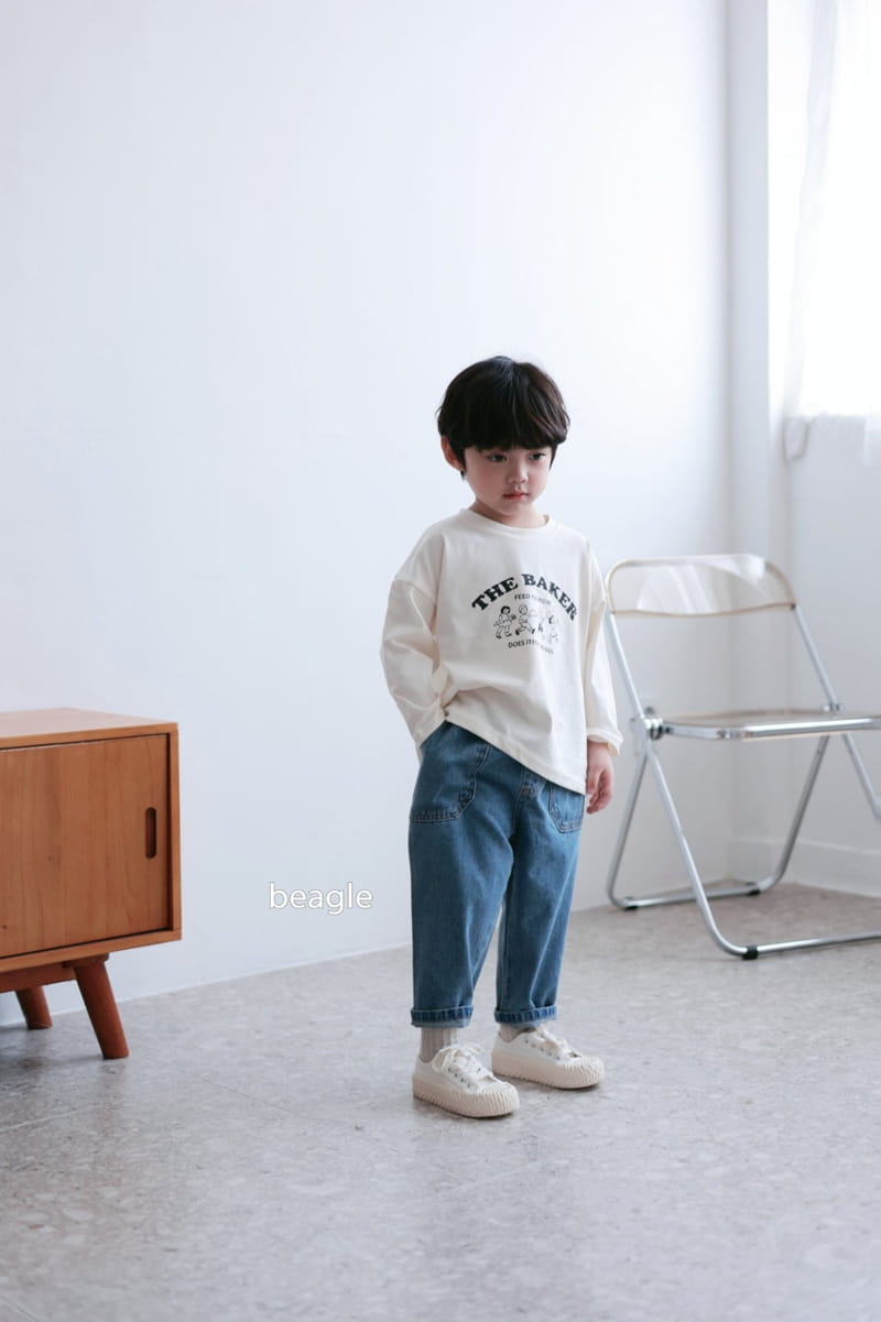 Beagle - Korean Children Fashion - #kidsshorts - Standard Jeans - 8