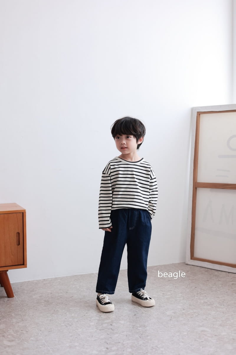 Beagle - Korean Children Fashion - #kidsstore - Dart Baggy Jeans - 8