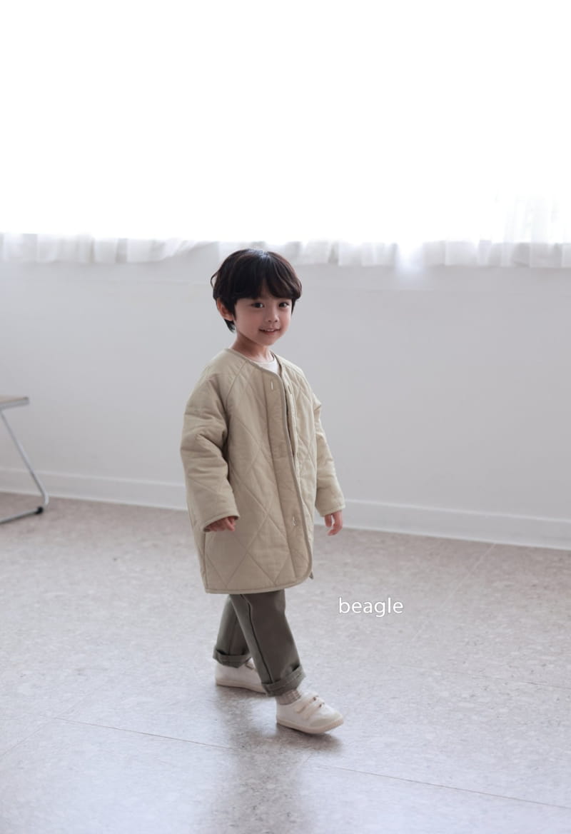 Beagle - Korean Children Fashion - #kidzfashiontrend - Baba Quilting Top Bottom Set - 5