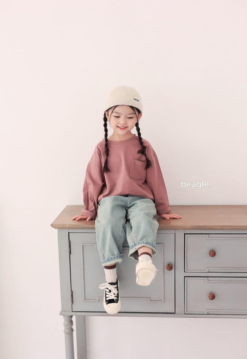 Beagle - Korean Children Fashion - #littlefashionista - Today Pocket Tee - 9